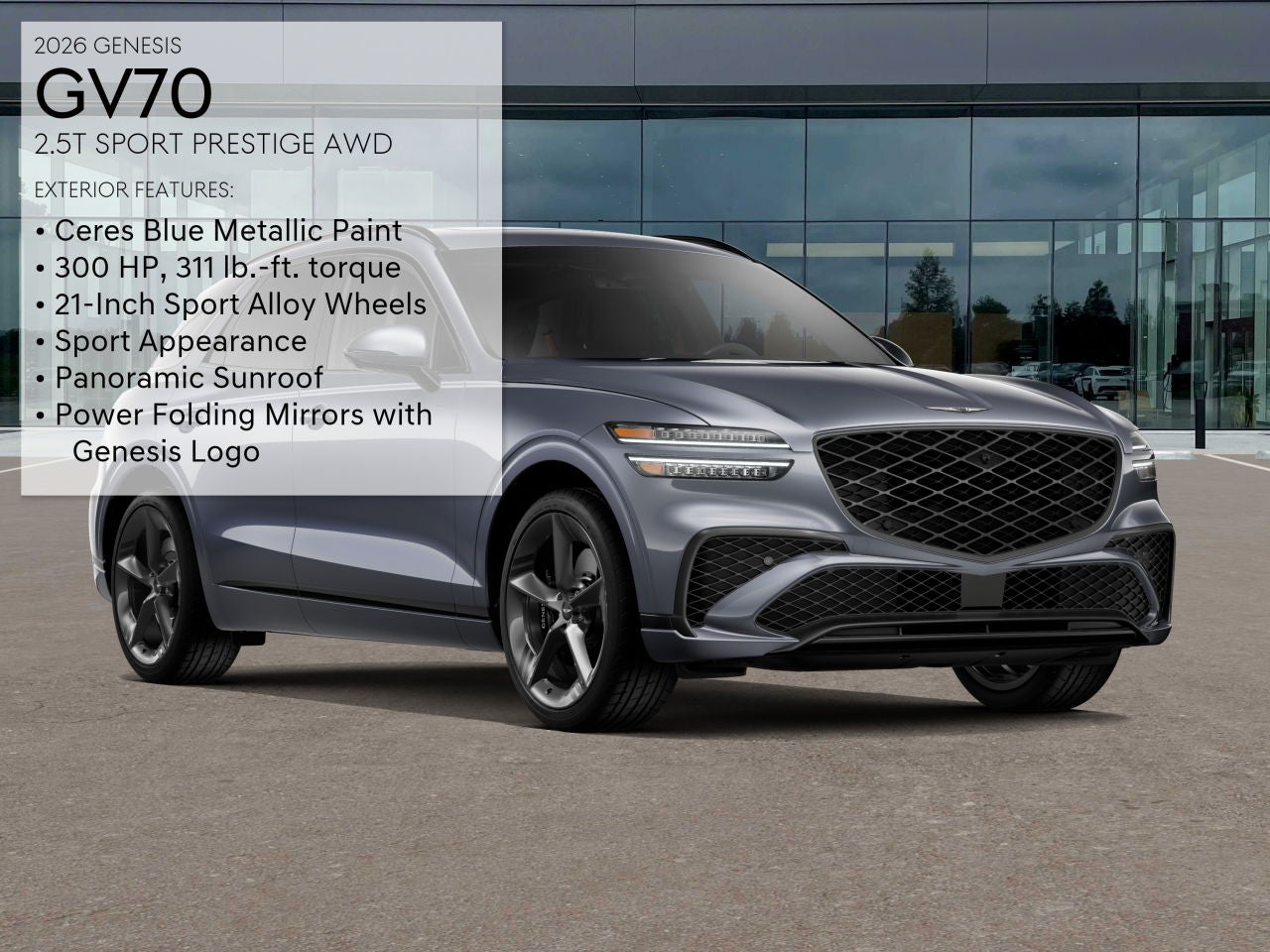 2026 Genesis GV70 2.5T SPORT PRESTIGE