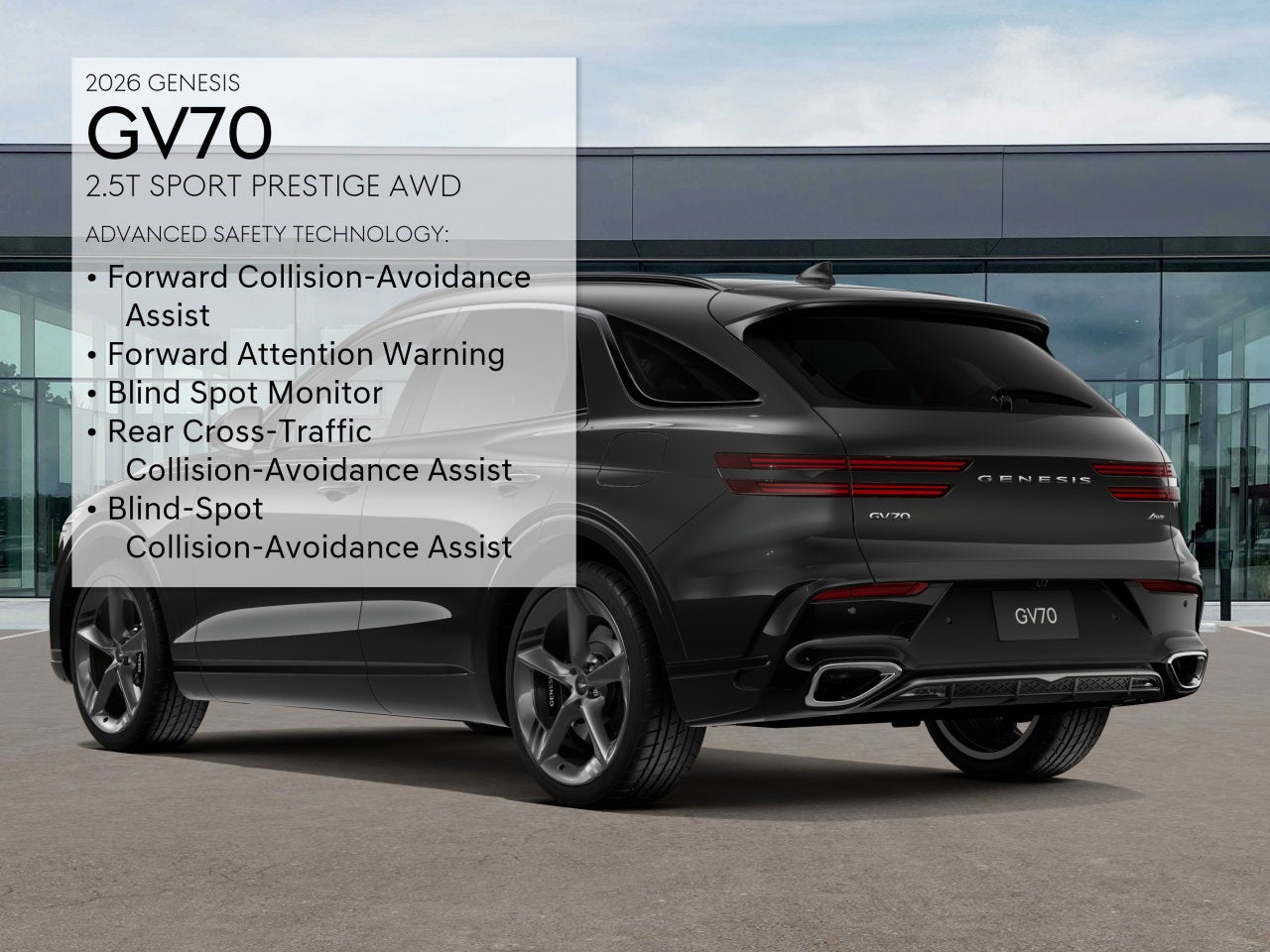 2026 Genesis GV70 2.5T SPORT PRESTIGE