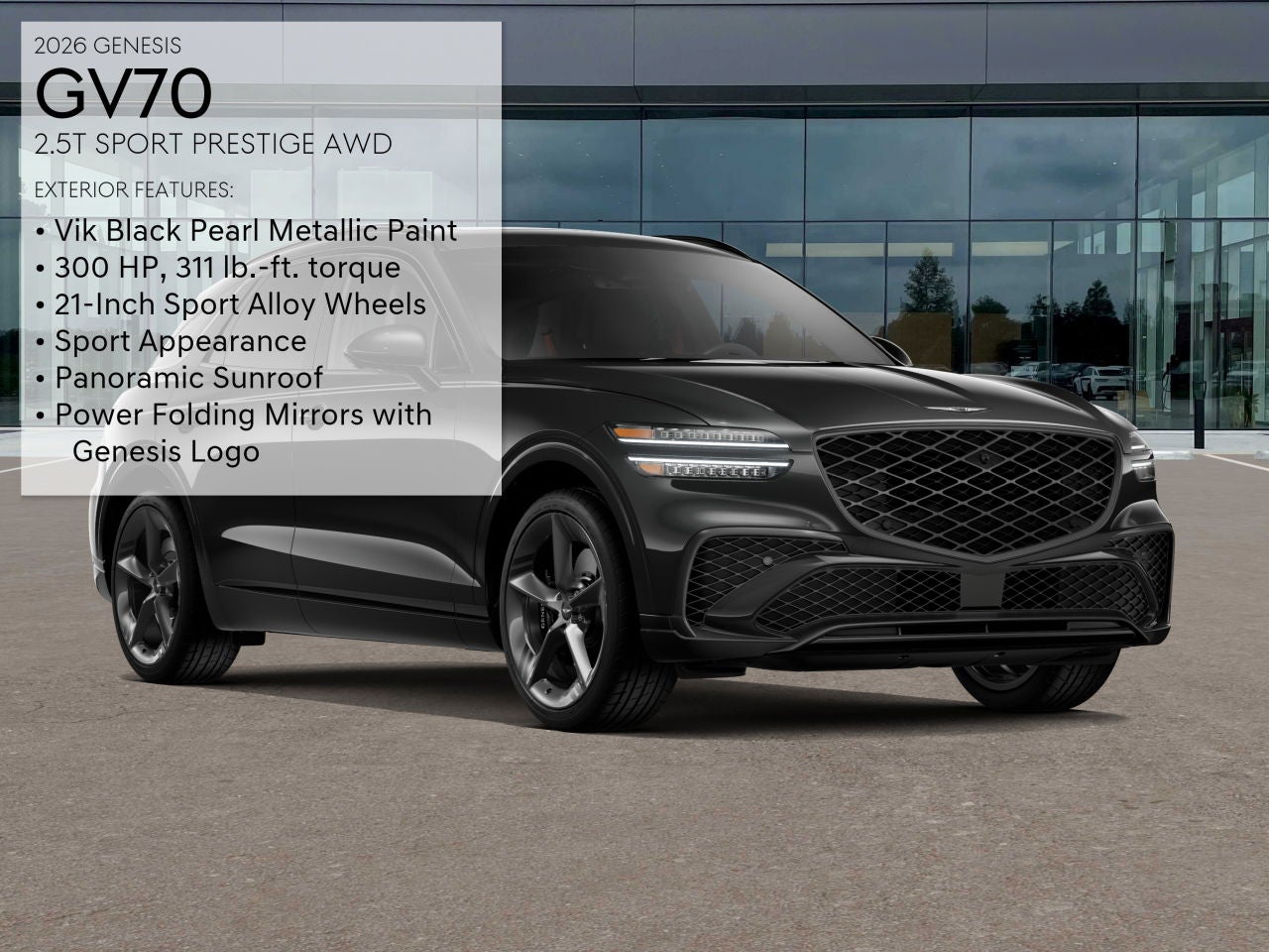 2026 Genesis GV70 2.5T Sport Prestige