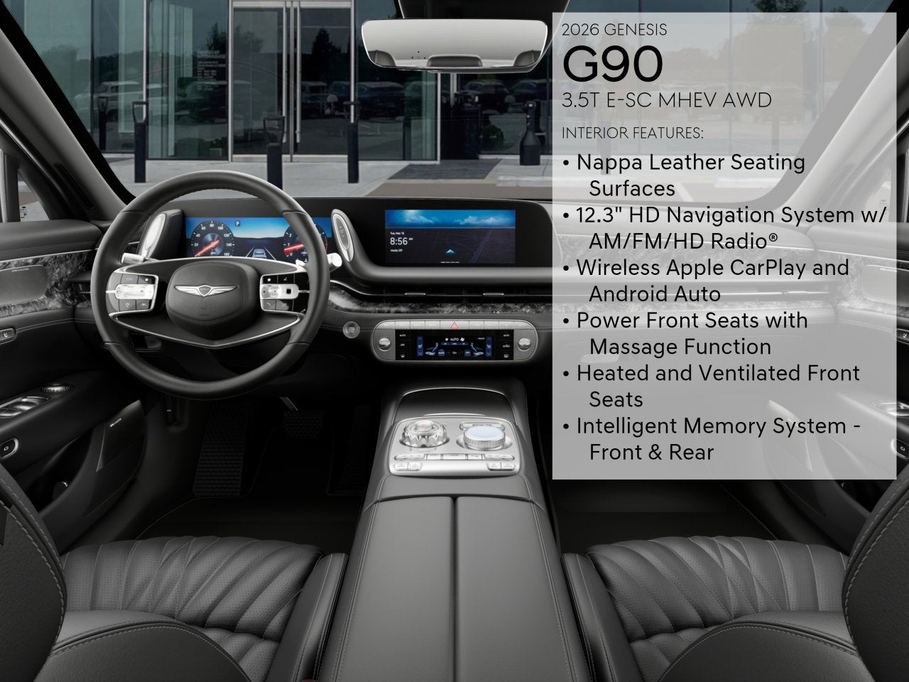 2026 Genesis G90 3.5T E-SC MHEV
