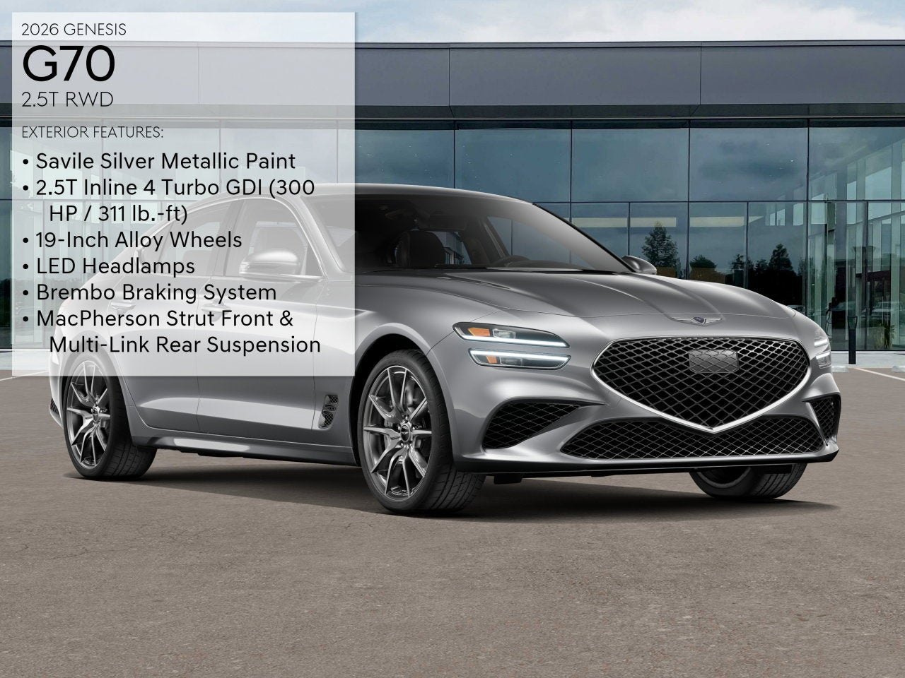 2026 Genesis G70 2.5T