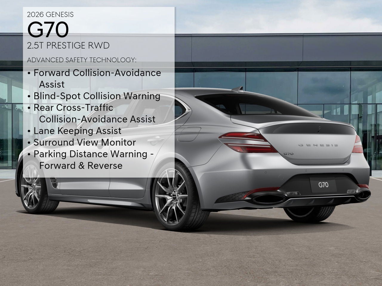 2026 Genesis G70 2.5T Prestige