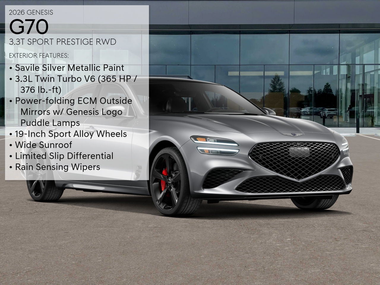 2026 Genesis G70 3.3T Sport Prestige