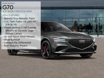 2026 Genesis G70 3.3T SPORT PRESTIGE
