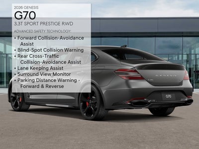 2026 Genesis G70 3.3T SPORT PRESTIGE