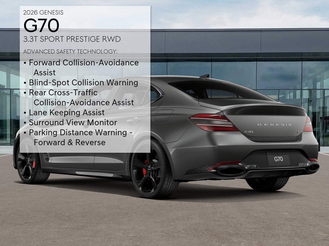 2026 Genesis G70 3.3T SPORT PRESTIGE