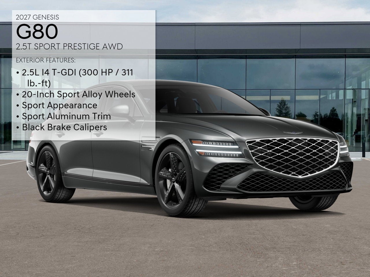2027 Genesis G80 2.5T Sport Prestige