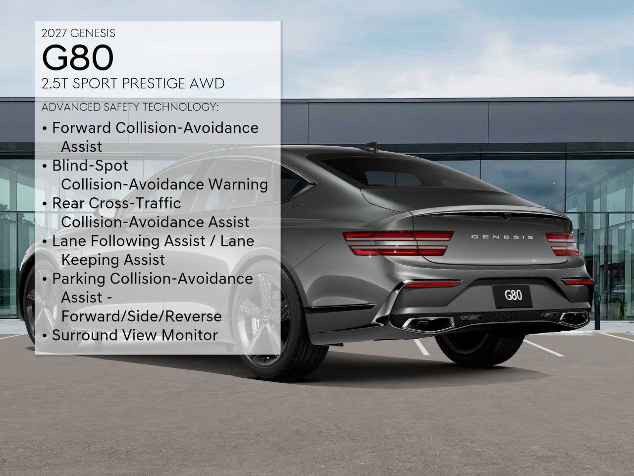 2027 Genesis G80 2.5T Sport Prestige