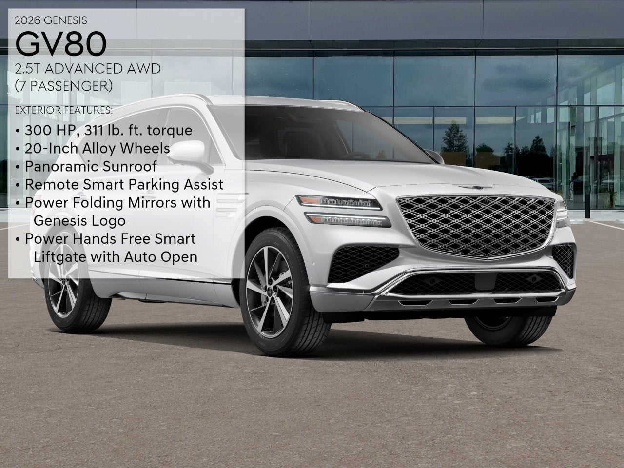 2026 Genesis GV80 2.5T Advanced