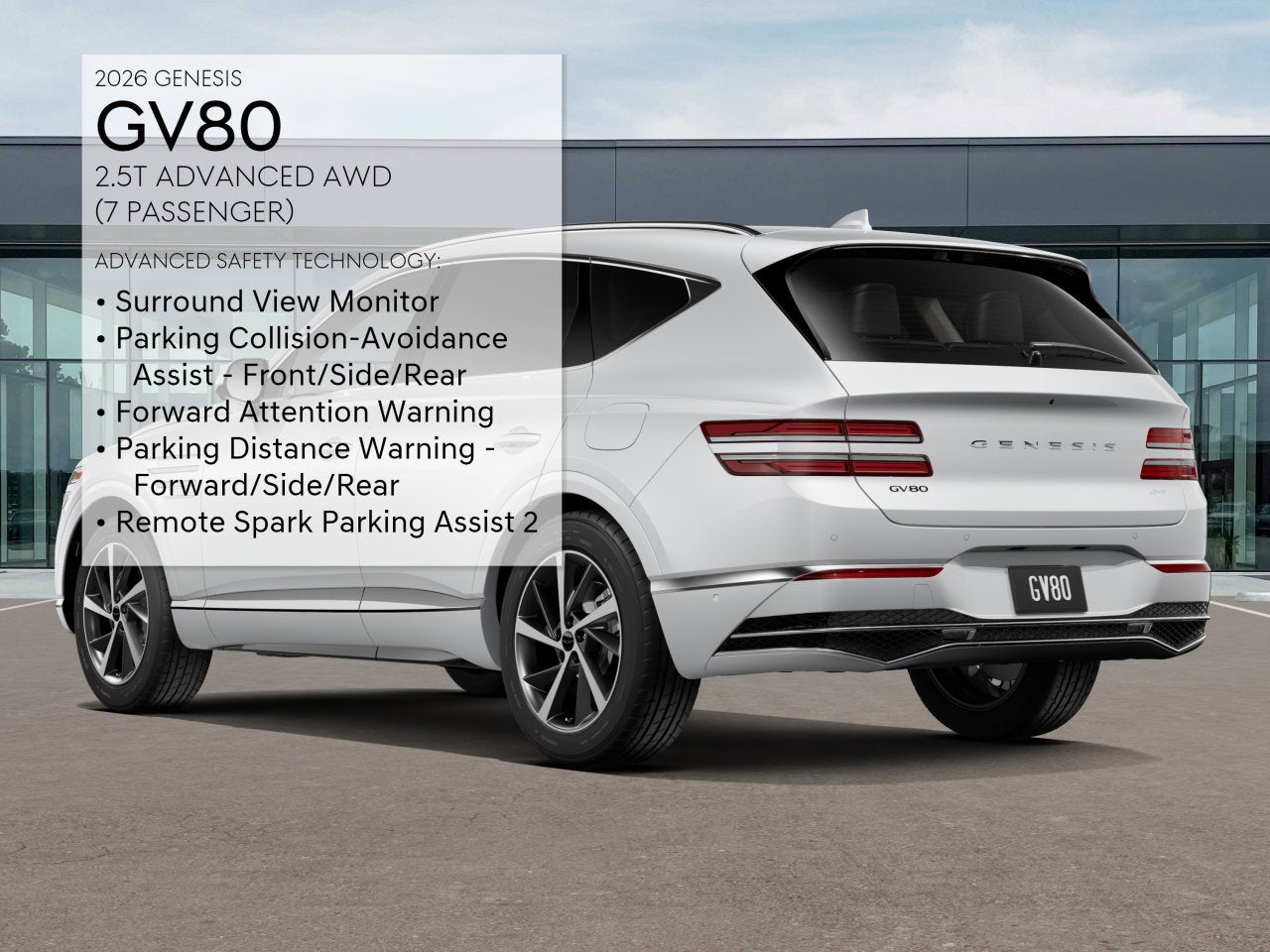 2026 Genesis GV80 2.5T Advanced