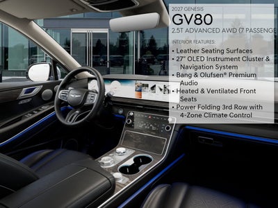 2027 Genesis GV80 2.5T ADVANCED