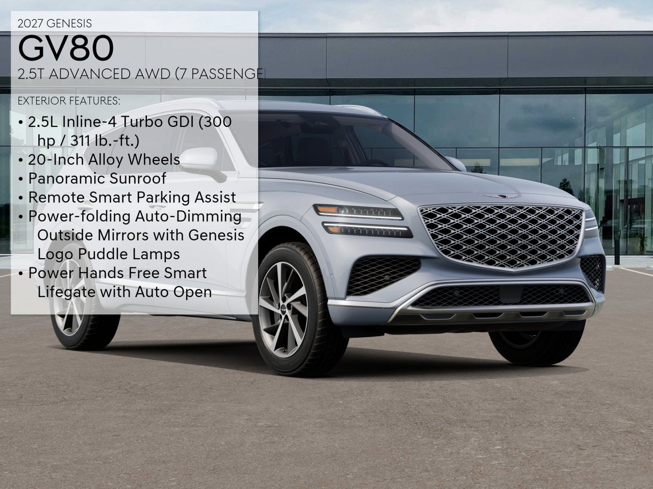 2027 Genesis GV80 2.5T ADVANCED