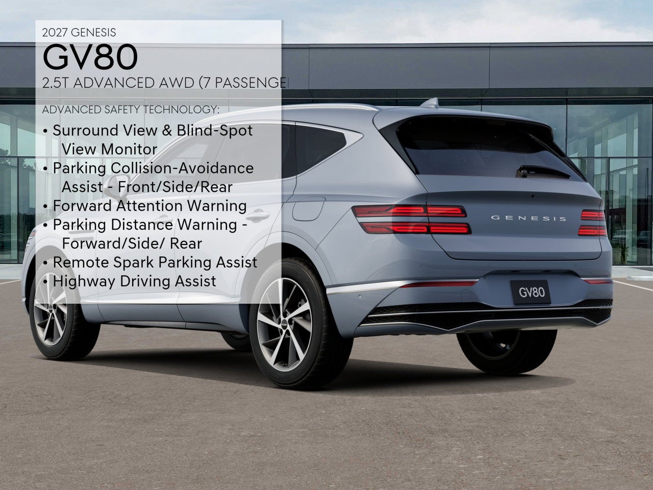 2027 Genesis GV80 2.5T ADVANCED