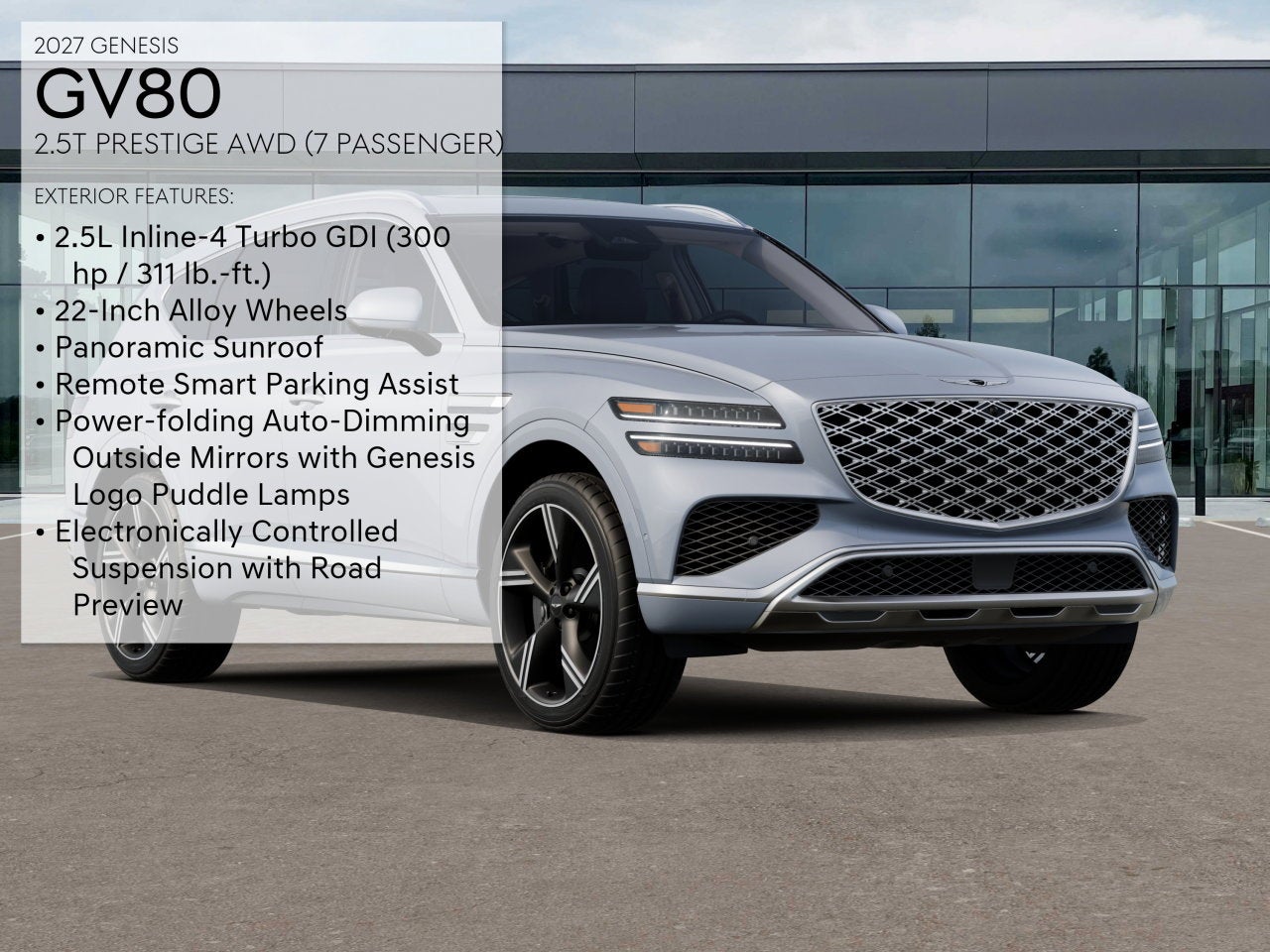 2027 Genesis GV80 2.5T PRESTIGE