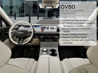 2026 Genesis GV80 3.5T ADVANCED