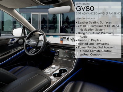 2027 Genesis GV80 3.5T ADVANCED