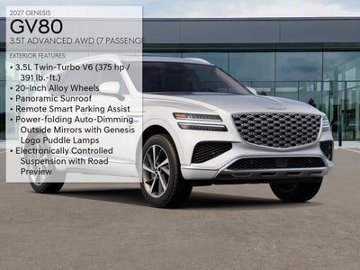 2027 Genesis GV80 3.5T ADVANCED