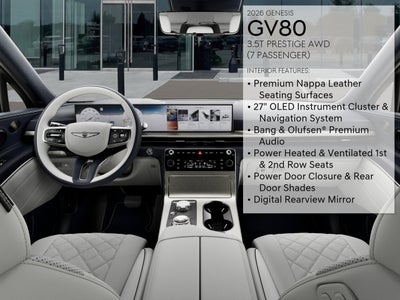 2026 Genesis GV80 3.5T Prestige