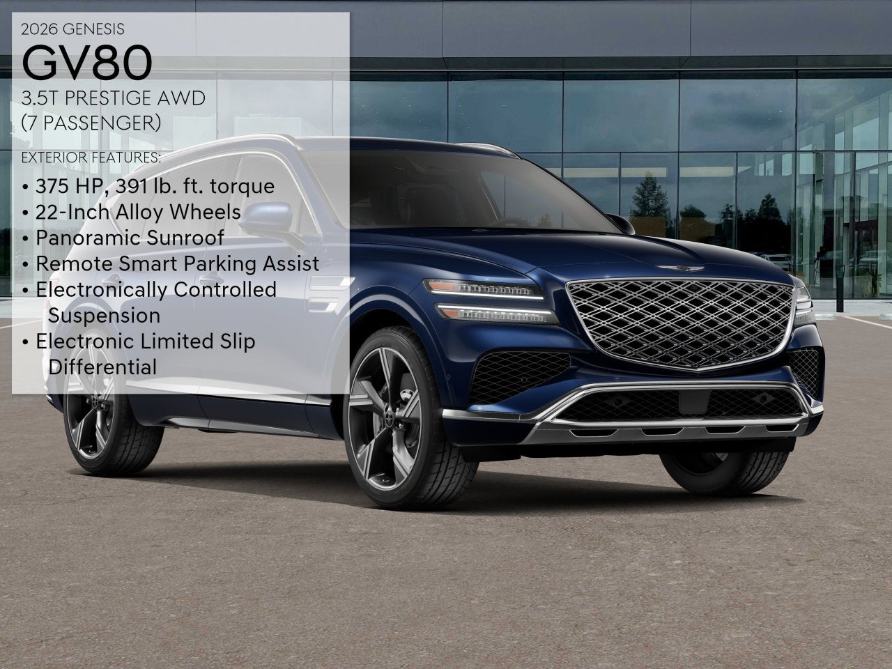 2026 Genesis GV80 3.5T Prestige