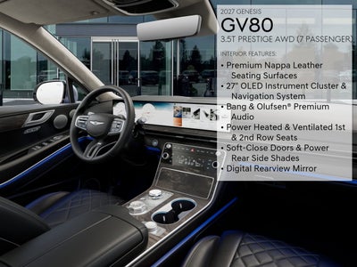 2027 Genesis GV80 3.5T PRESTIGE