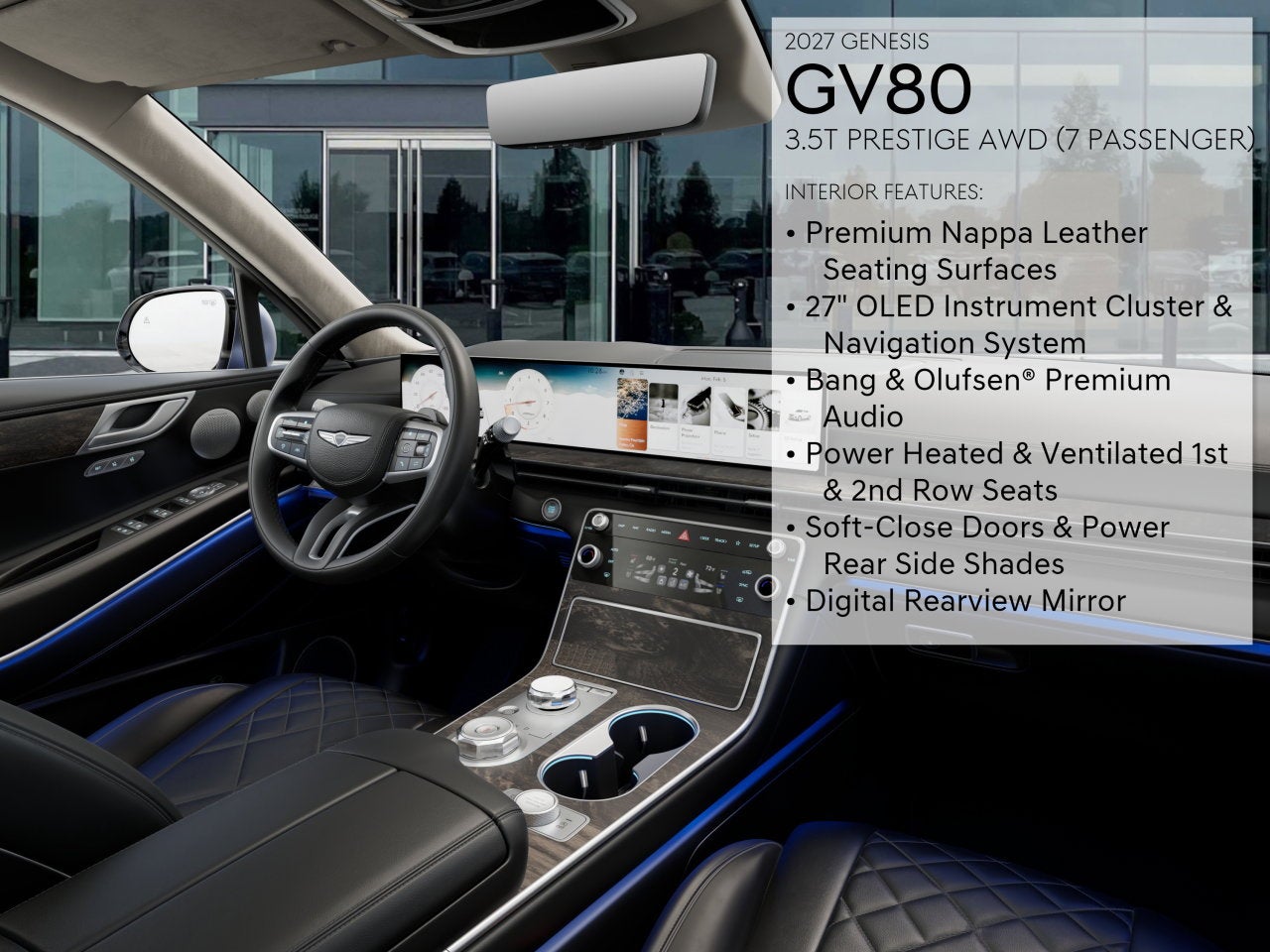 2027 Genesis GV80 3.5T PRESTIGE