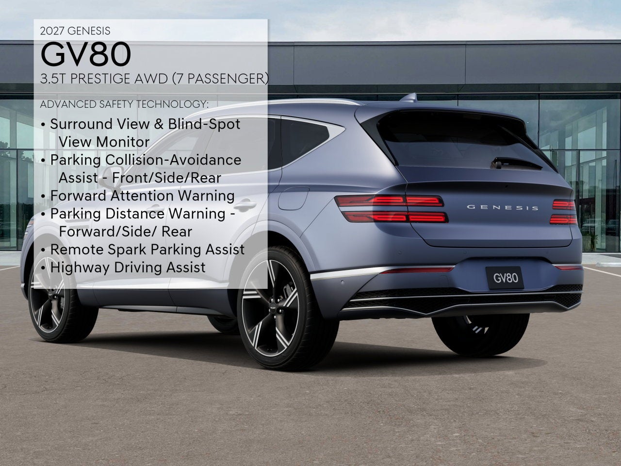 2027 Genesis GV80 3.5T PRESTIGE