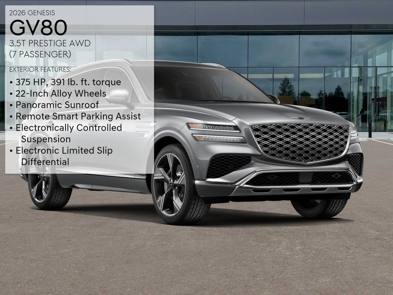 2026 Genesis GV80 3.5T Prestige