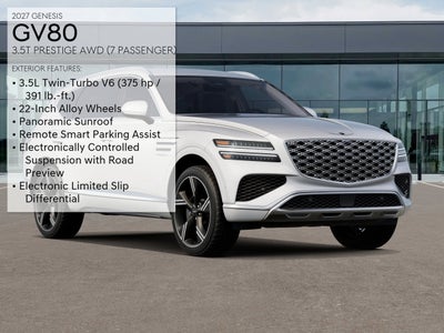 2027 Genesis GV80 3.5T PRESTIGE