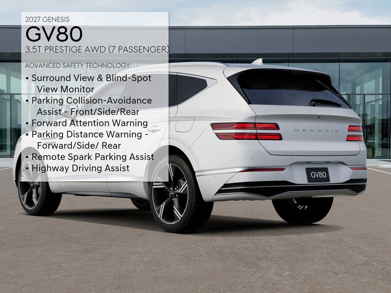 2027 Genesis GV80 3.5T PRESTIGE