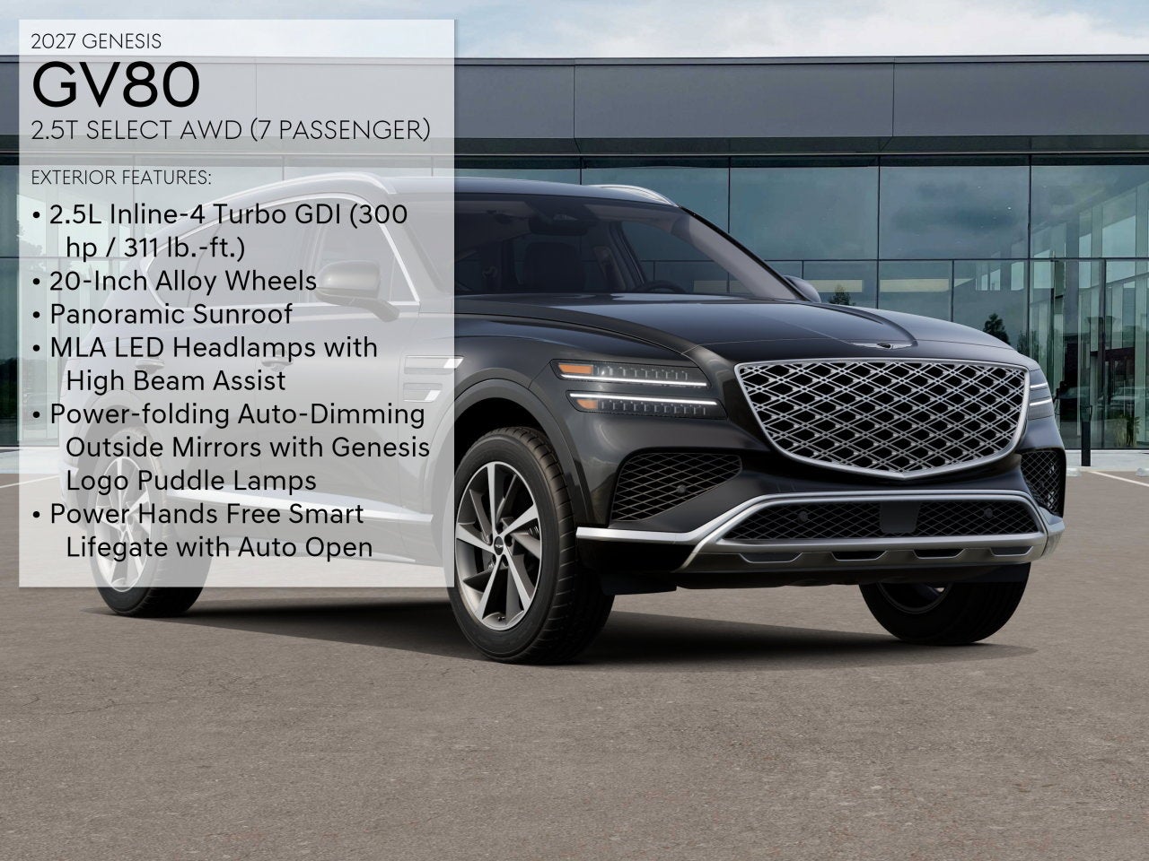 2027 Genesis GV80 2.5T SELECT