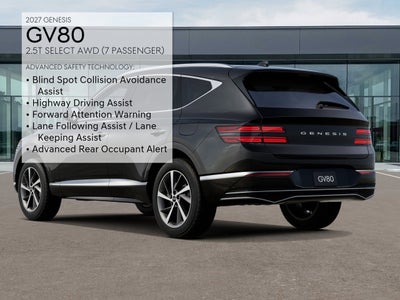 2027 Genesis GV80 2.5T SELECT
