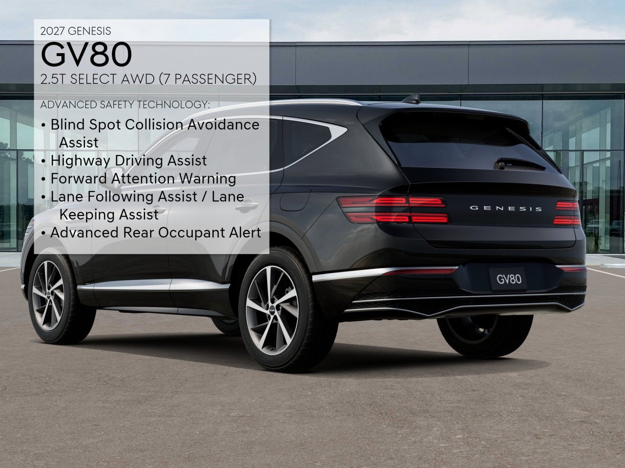 2027 Genesis GV80 2.5T SELECT