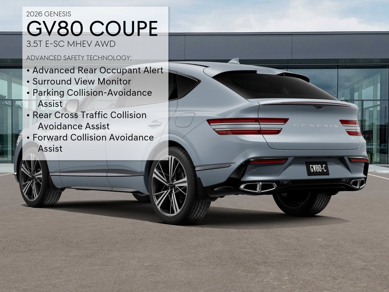 2026 Genesis GV80 Coupe 3.5T e-SC