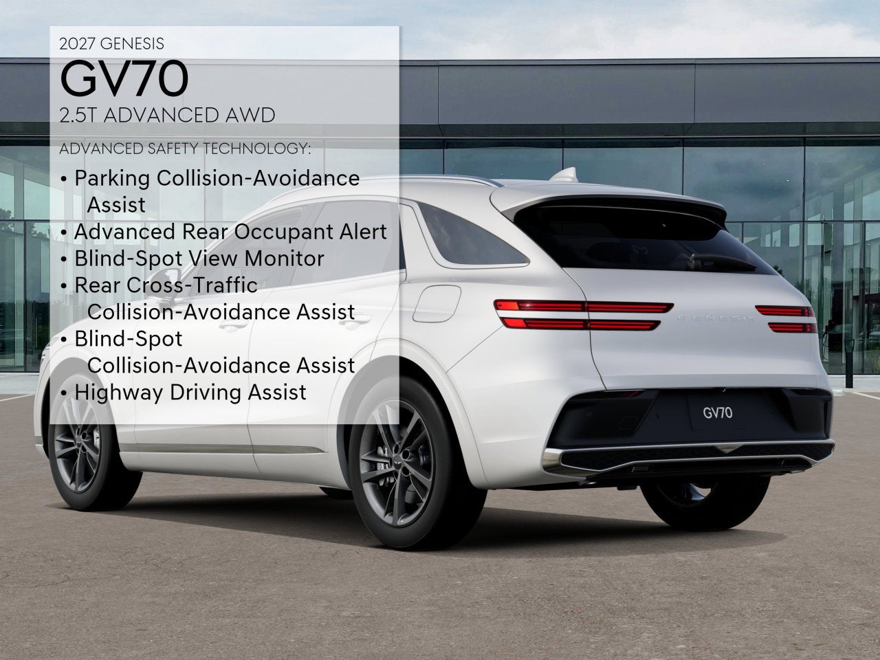 2027 Genesis GV70 2.5T Advanced