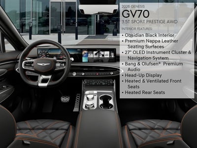 2026 Genesis GV70 3.5T Sport Prestige