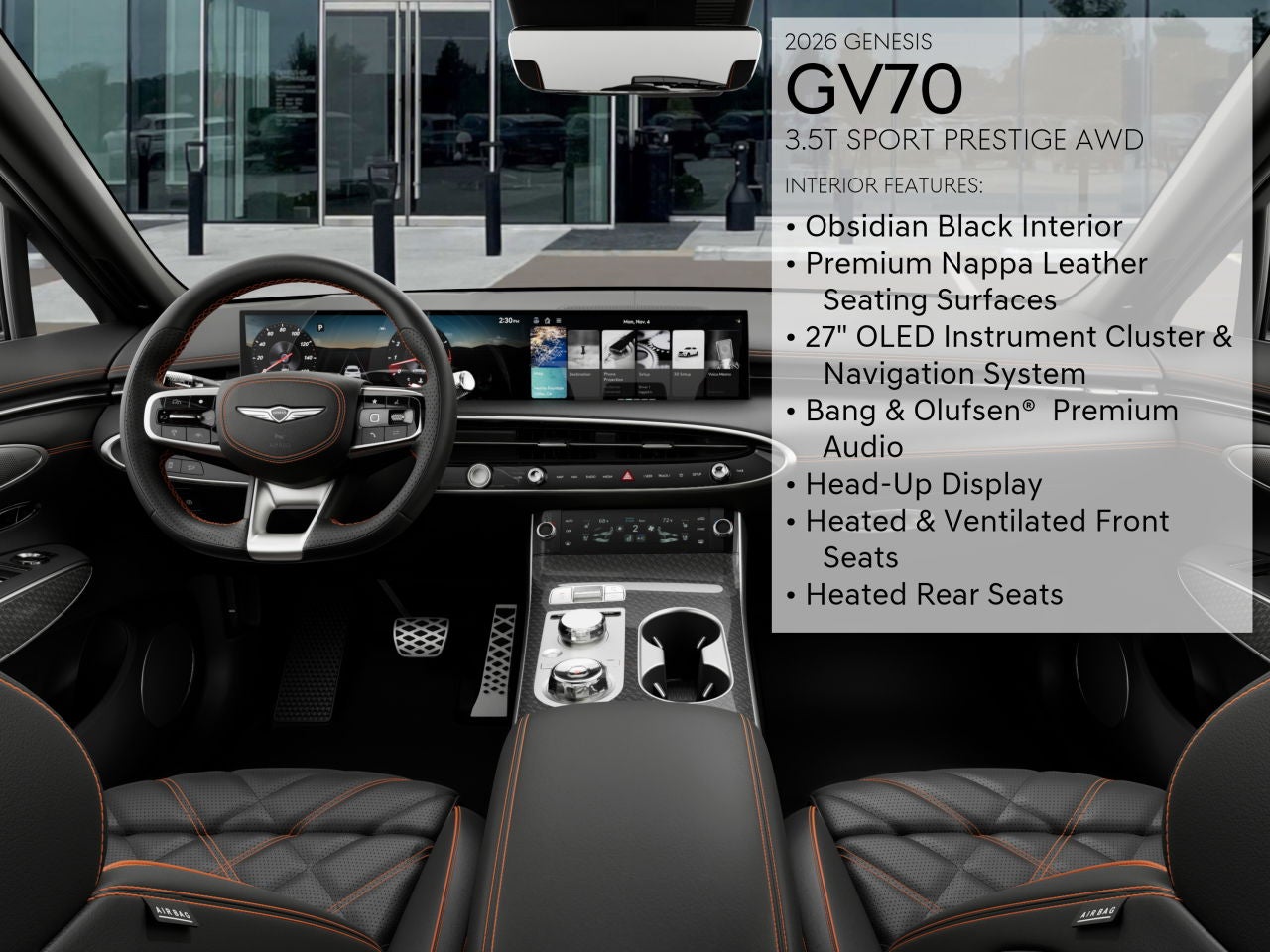 2026 Genesis GV70 3.5T Sport Prestige