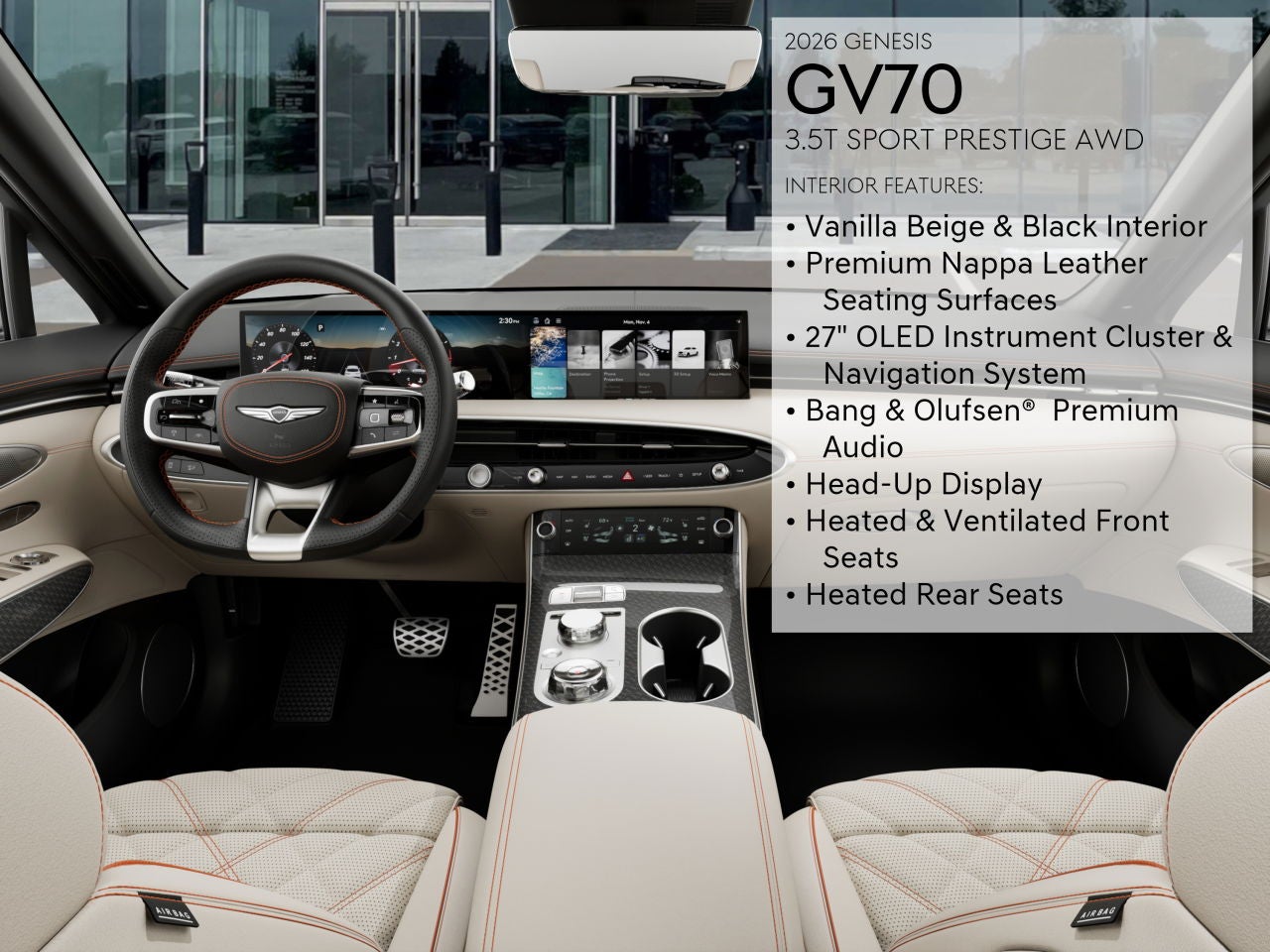 2026 Genesis GV70 3.5T SPORT PRESTIGE