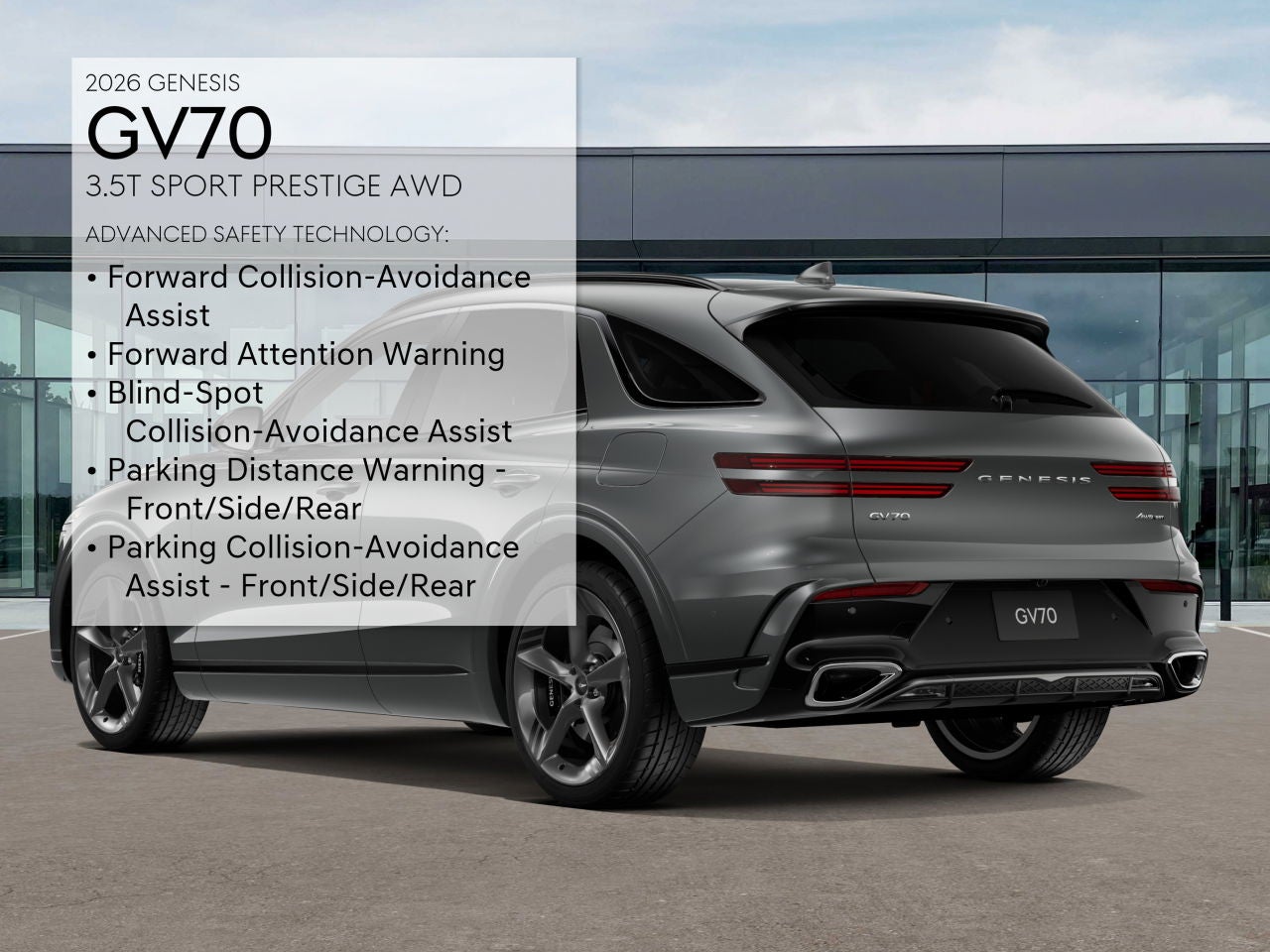 2026 Genesis GV70 3.5T SPORT PRESTIGE