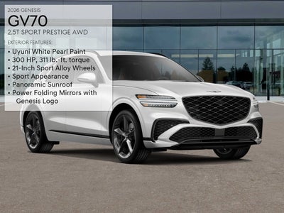 2026 Genesis GV70 2.5T Sport Prestige