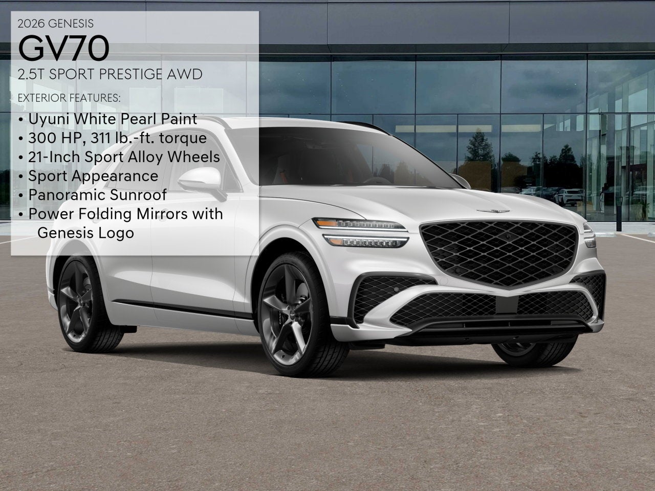 2026 Genesis GV70 2.5T Sport Prestige