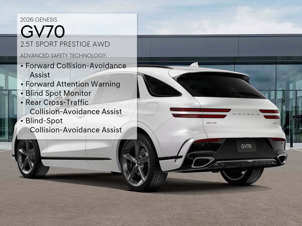 2026 Genesis GV70 2.5T Sport Prestige